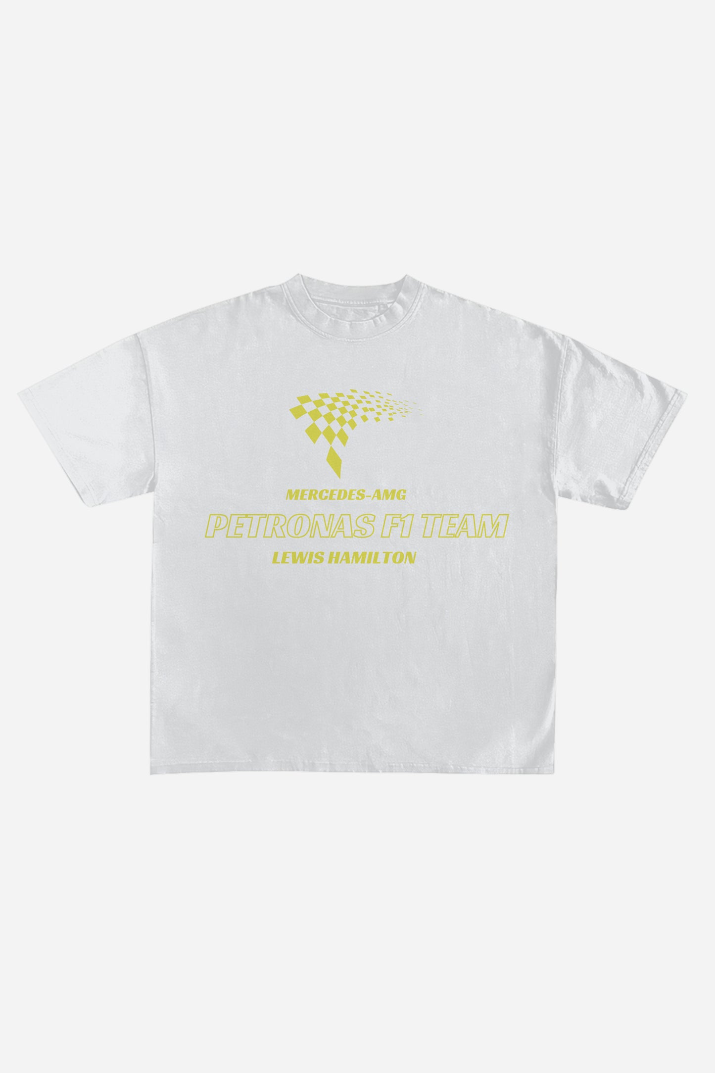 LEWIS HAMILTON CARS DESIGNED OVERSIZED T-SHIRT