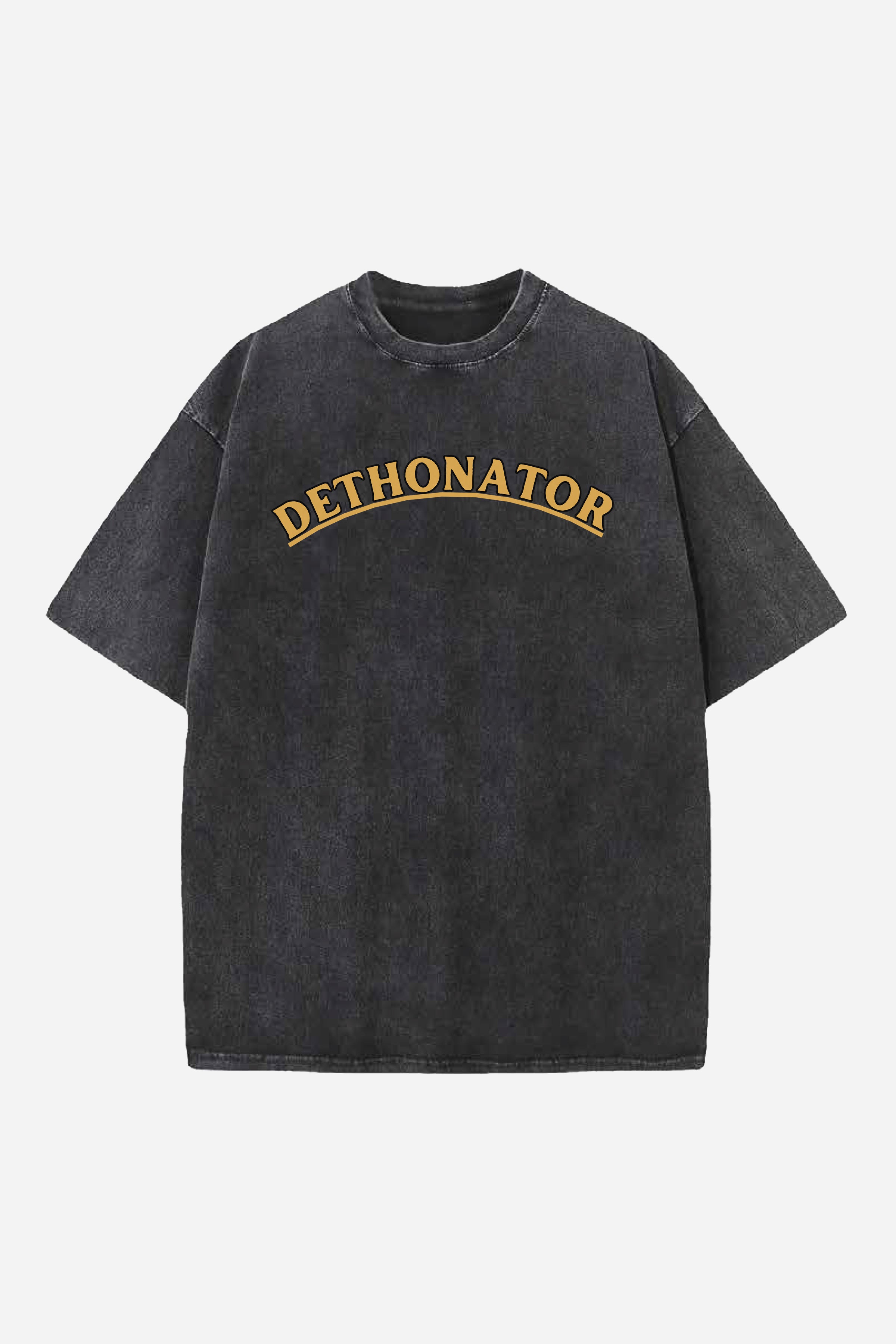 DETHONATOR DESIGNED OVERSIZED T-SHIRT