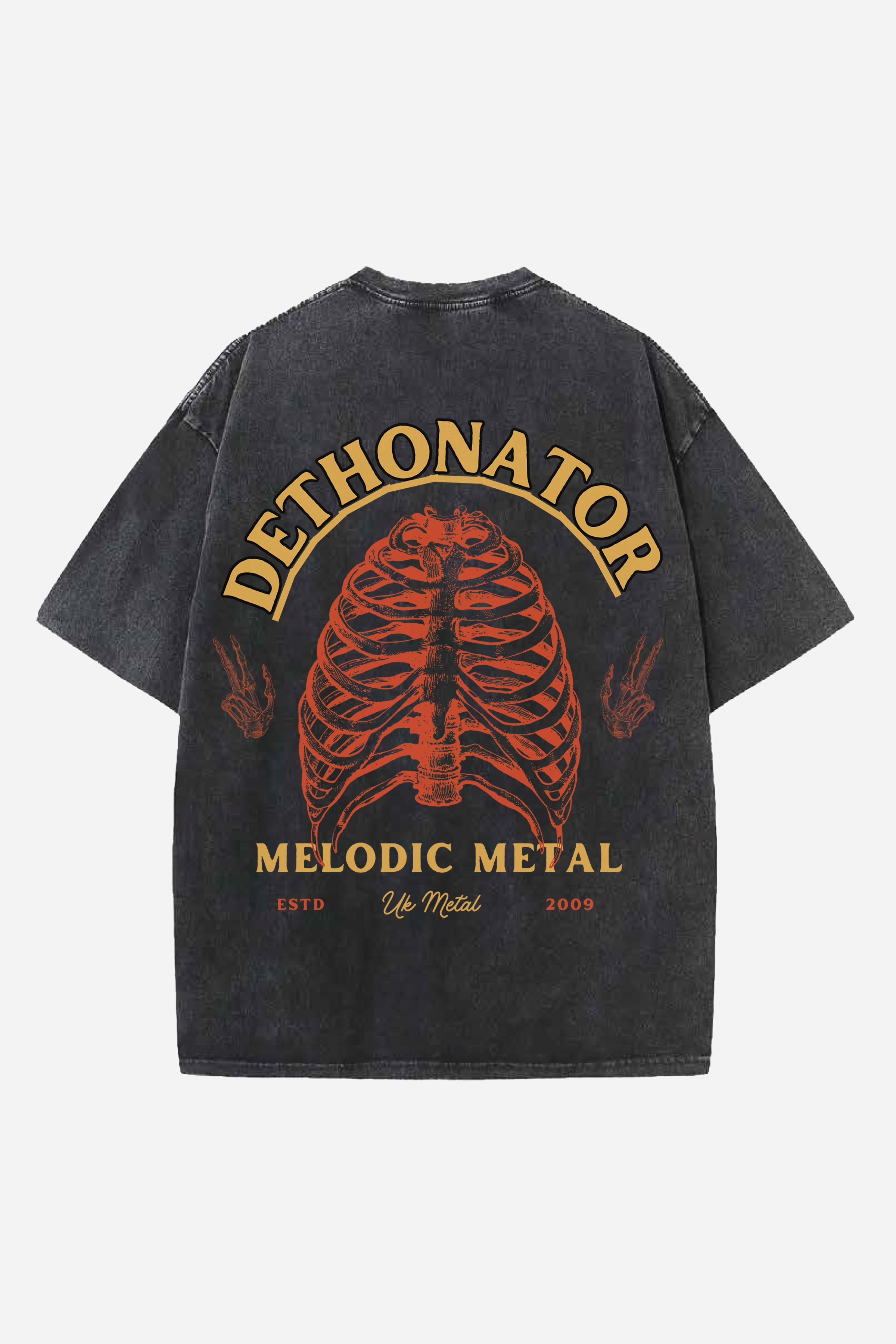 DETHONATOR DESIGNED OVERSIZED T-SHIRT