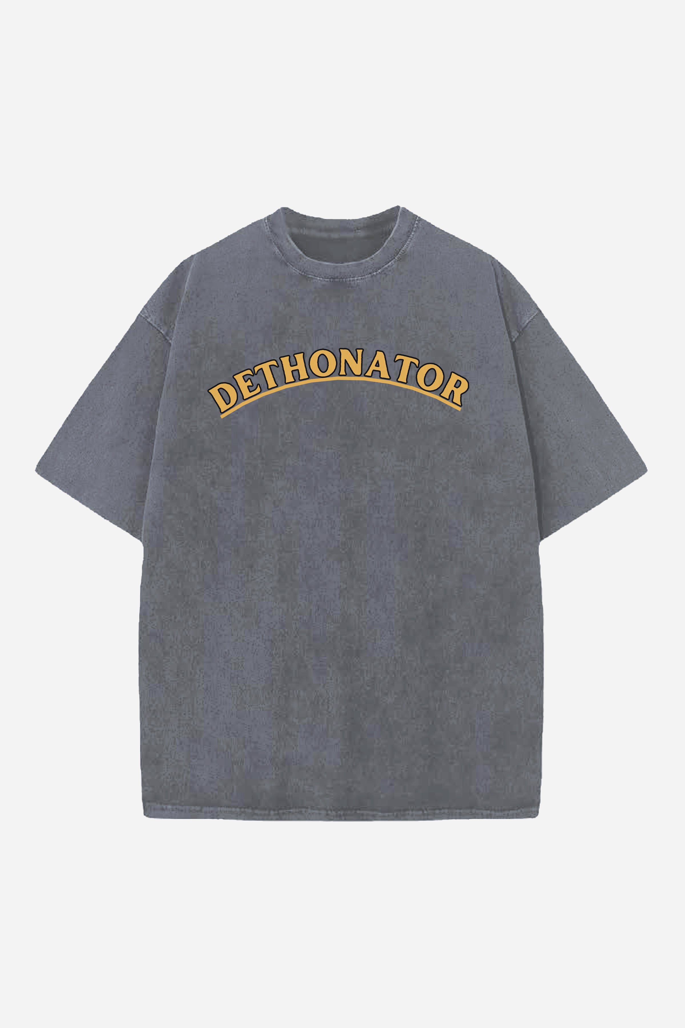 DETHONATOR DESIGNED OVERSIZED T-SHIRT