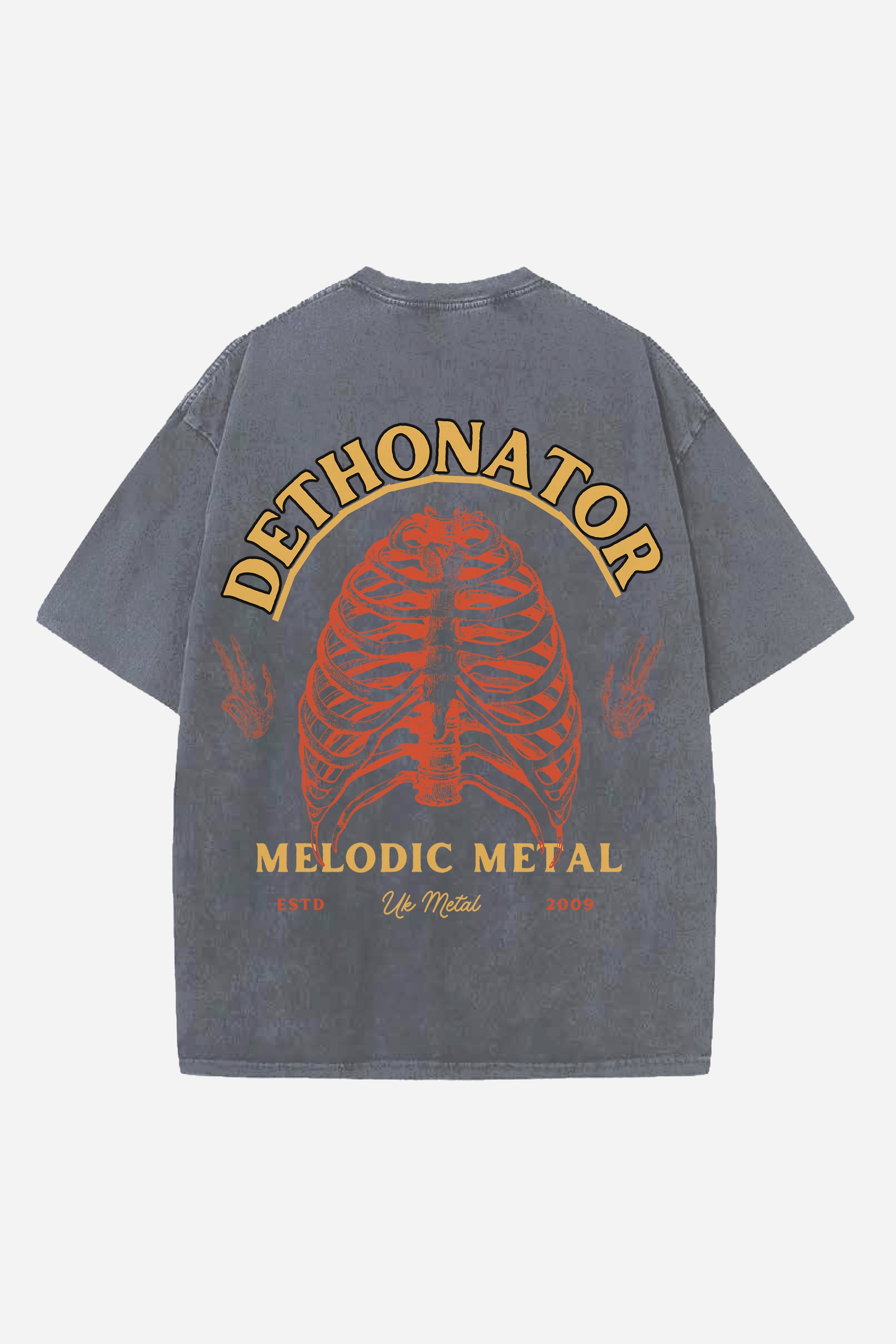 DETHONATOR DESIGNED OVERSIZED T-SHIRT