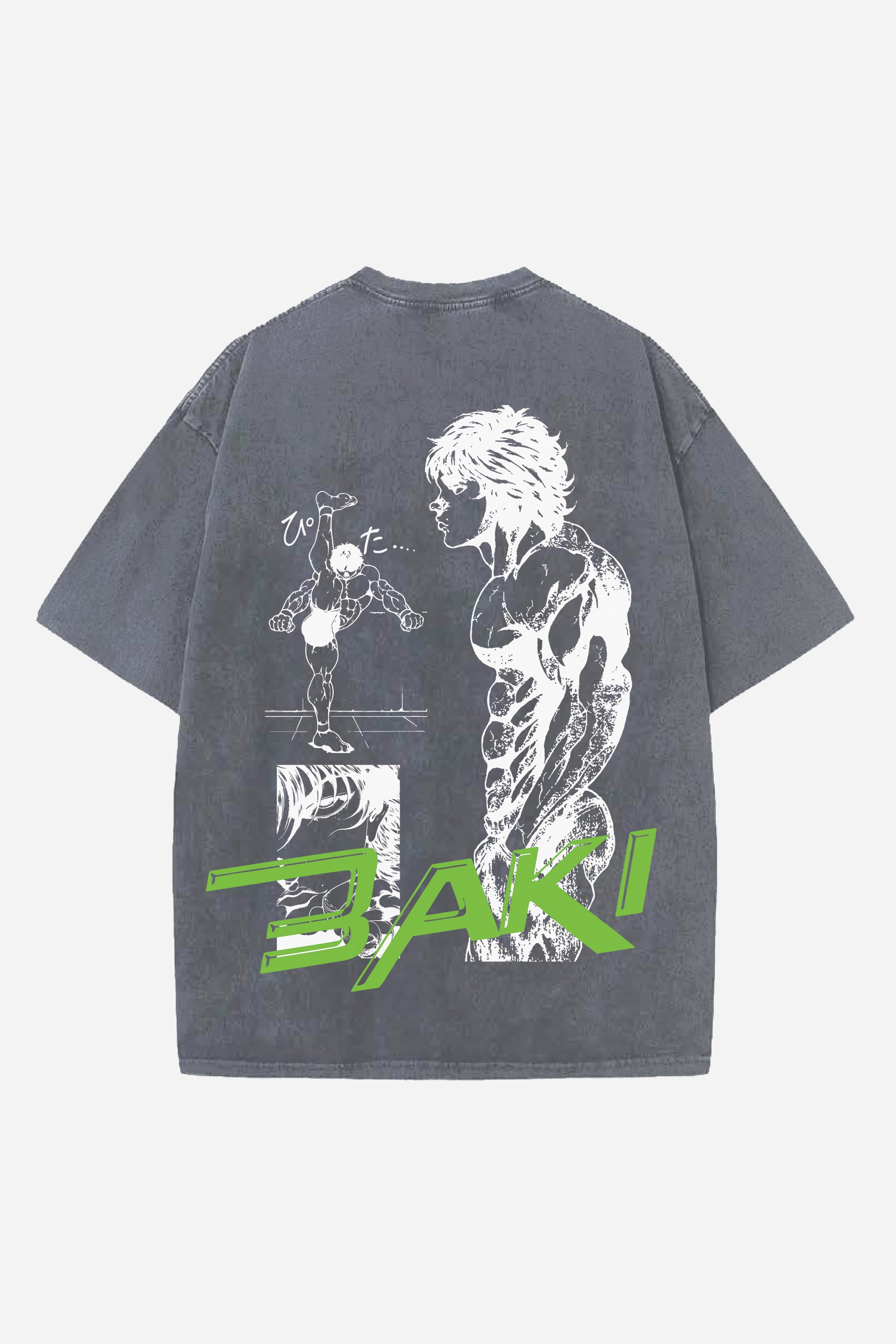 BAKI ANIME DESIGNED OVERSIZED T-SHIRT