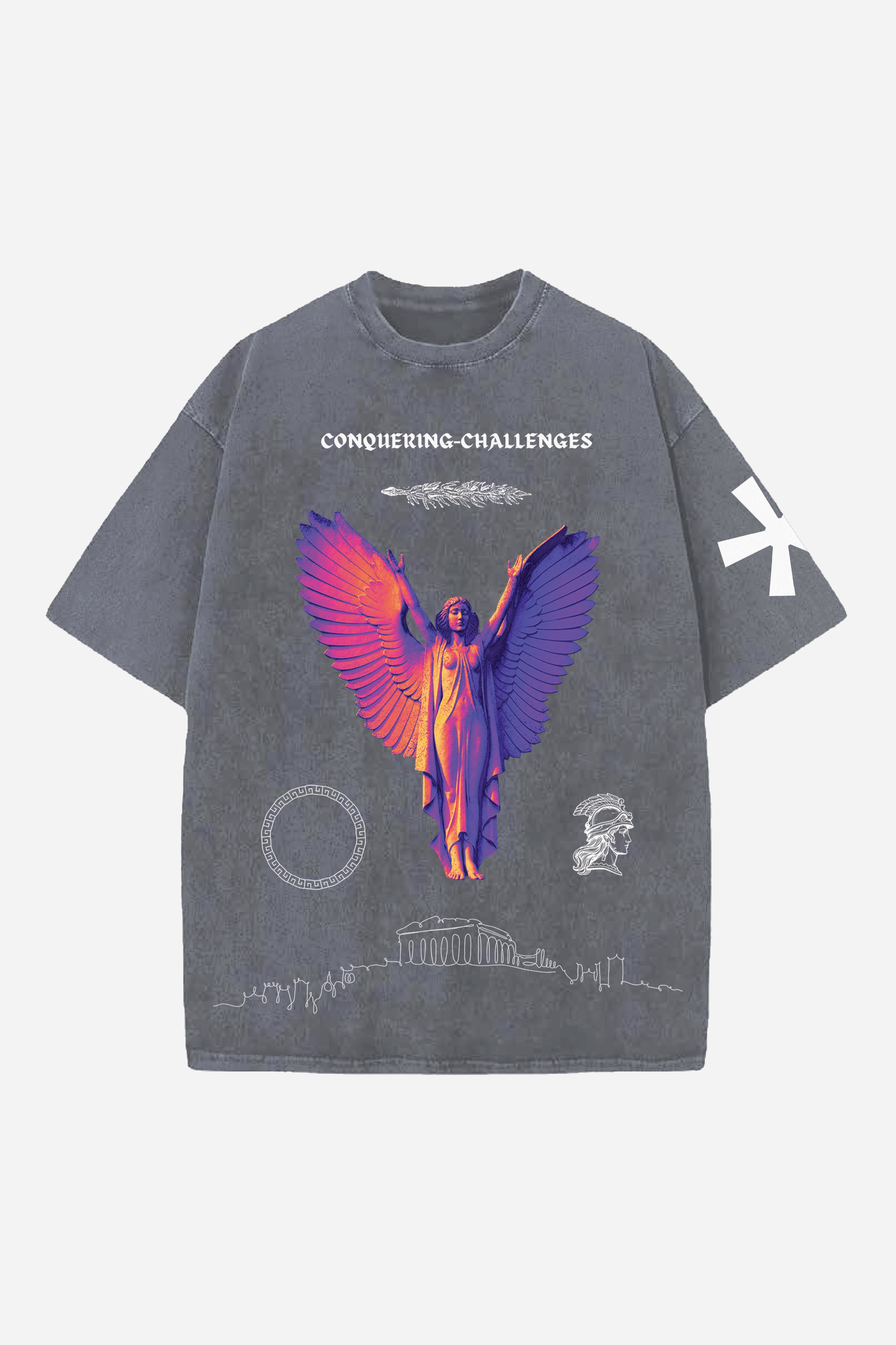 EMBRACE REDEMPTION DESIGNED OVERSIZED T-SHIRT