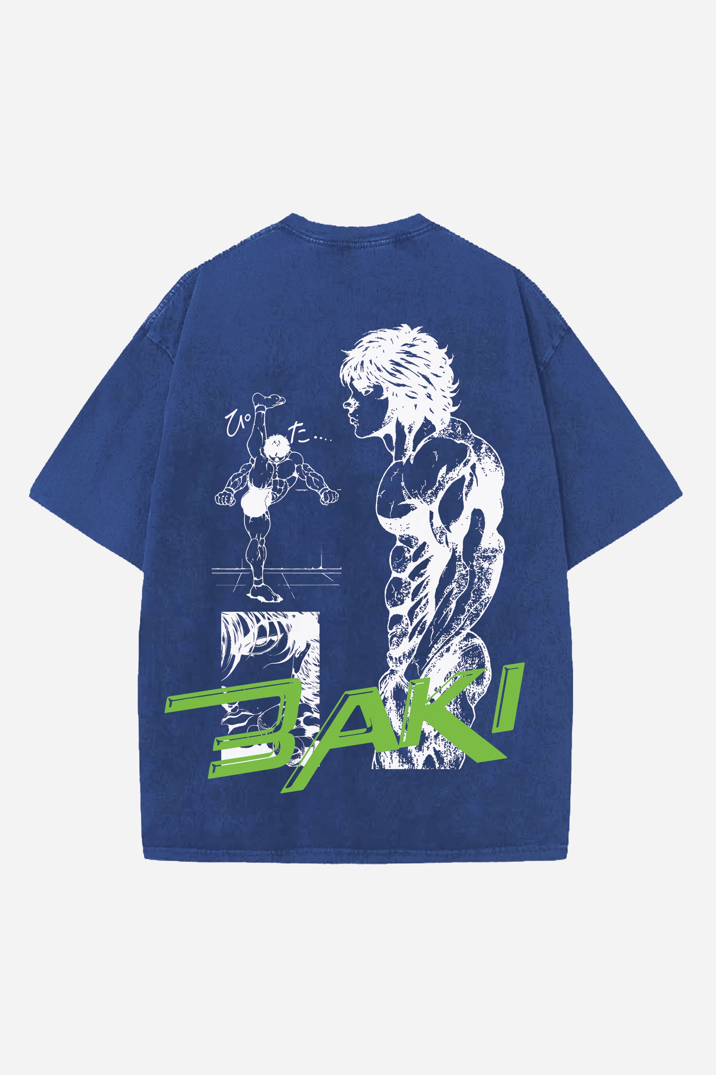 BAKI ANIME DESIGNED OVERSIZED T-SHIRT