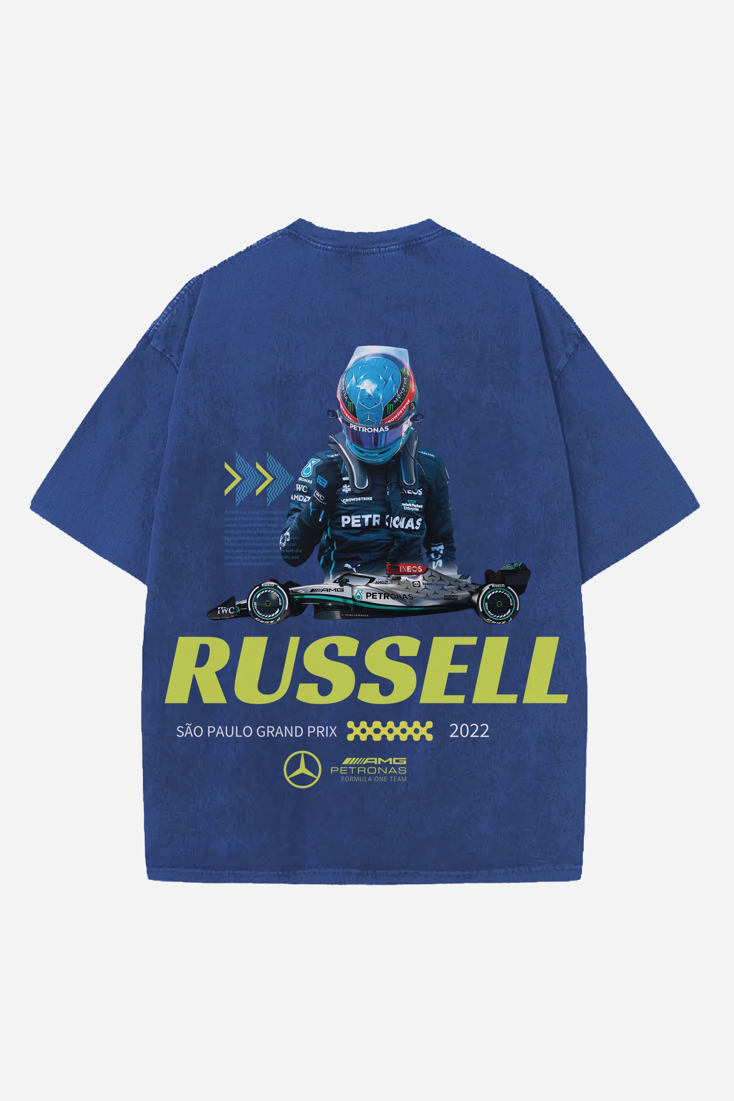 RUSSELL CARS DESIGNED OVERSIZED T-SHIRT