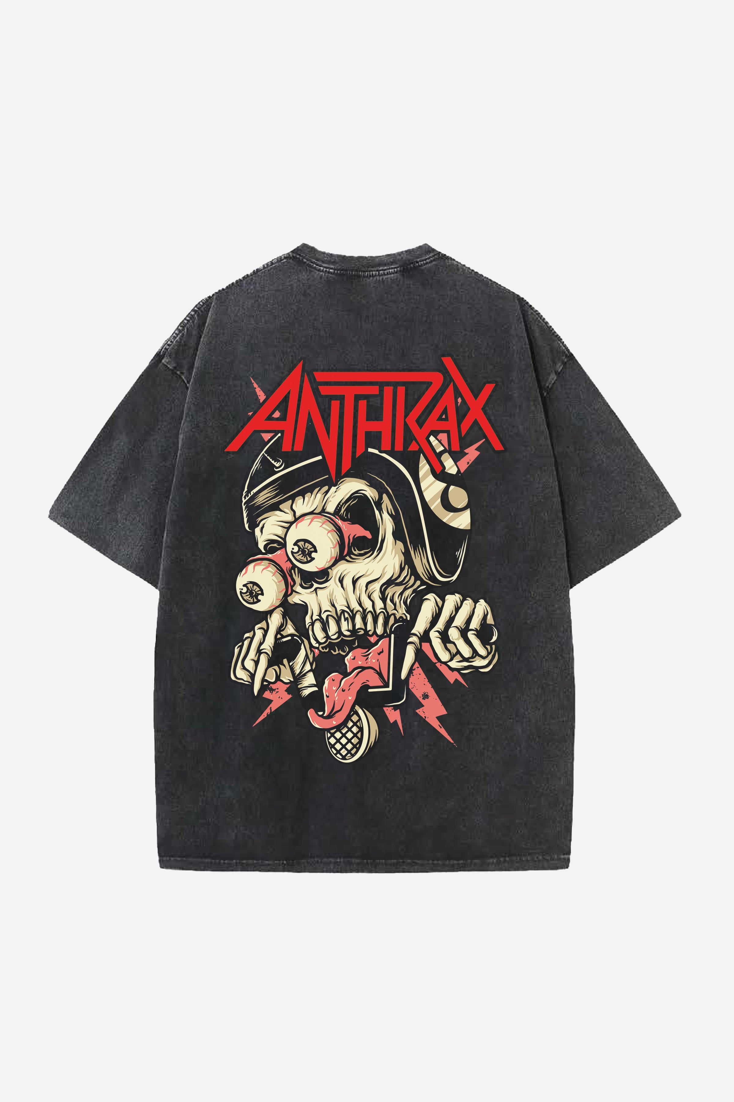 ANTHRAX DESIGNED OVERSIZED T-SHIRT