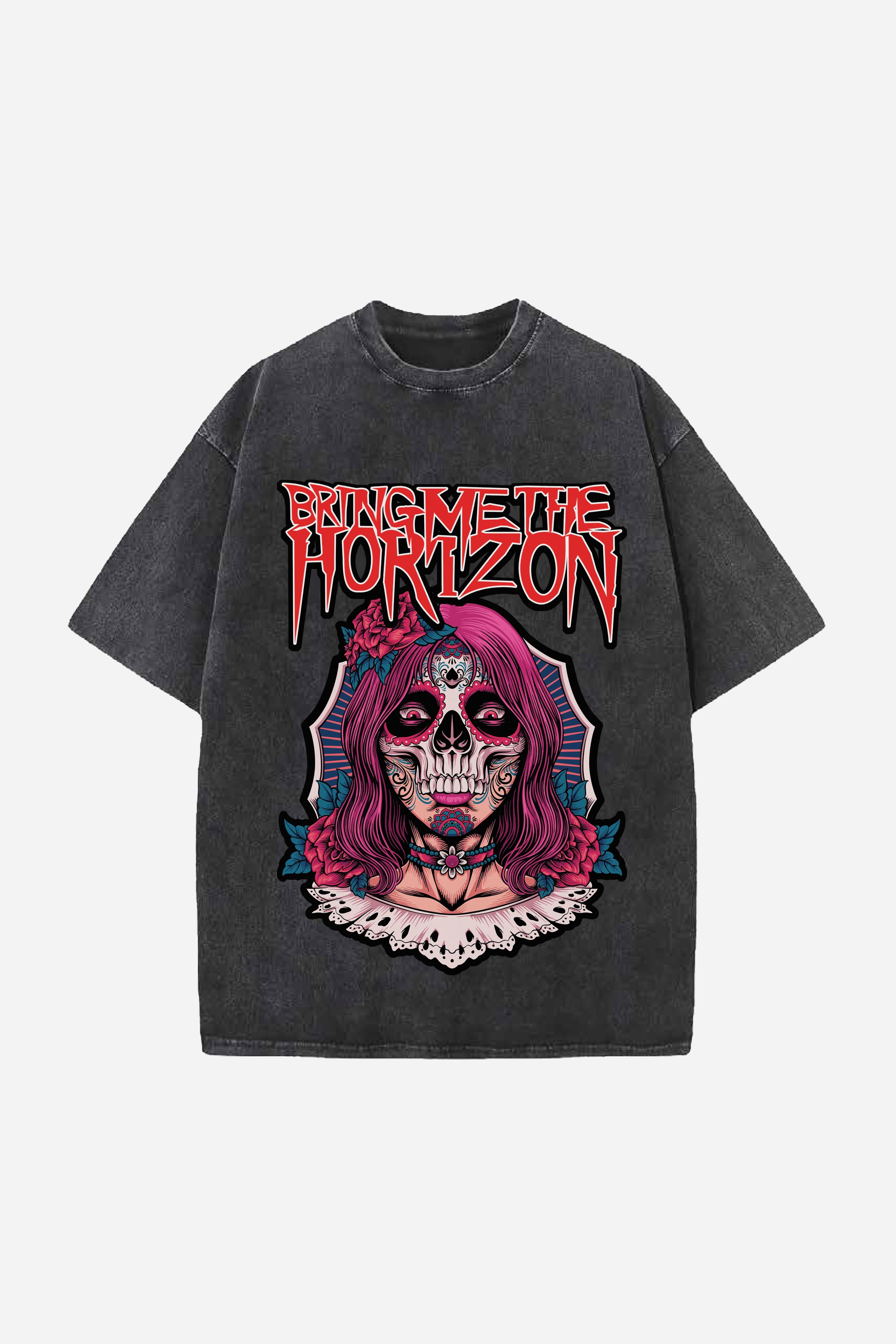 BRING ME THE HORIZON DESIGNED OVERSIZED T-SHIRT