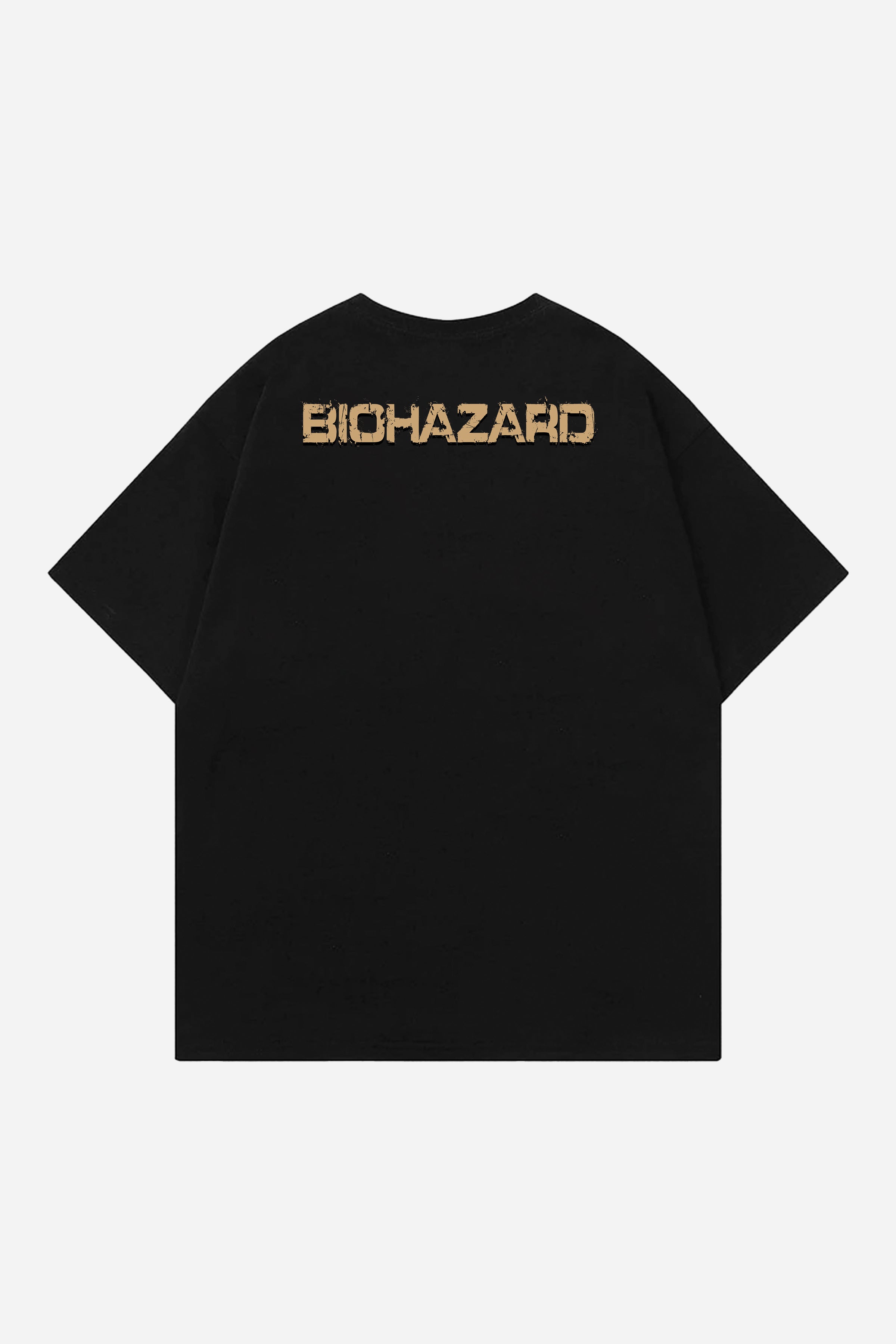 BIOHAZARD DESIGNED OVERSIZED T-SHIRT