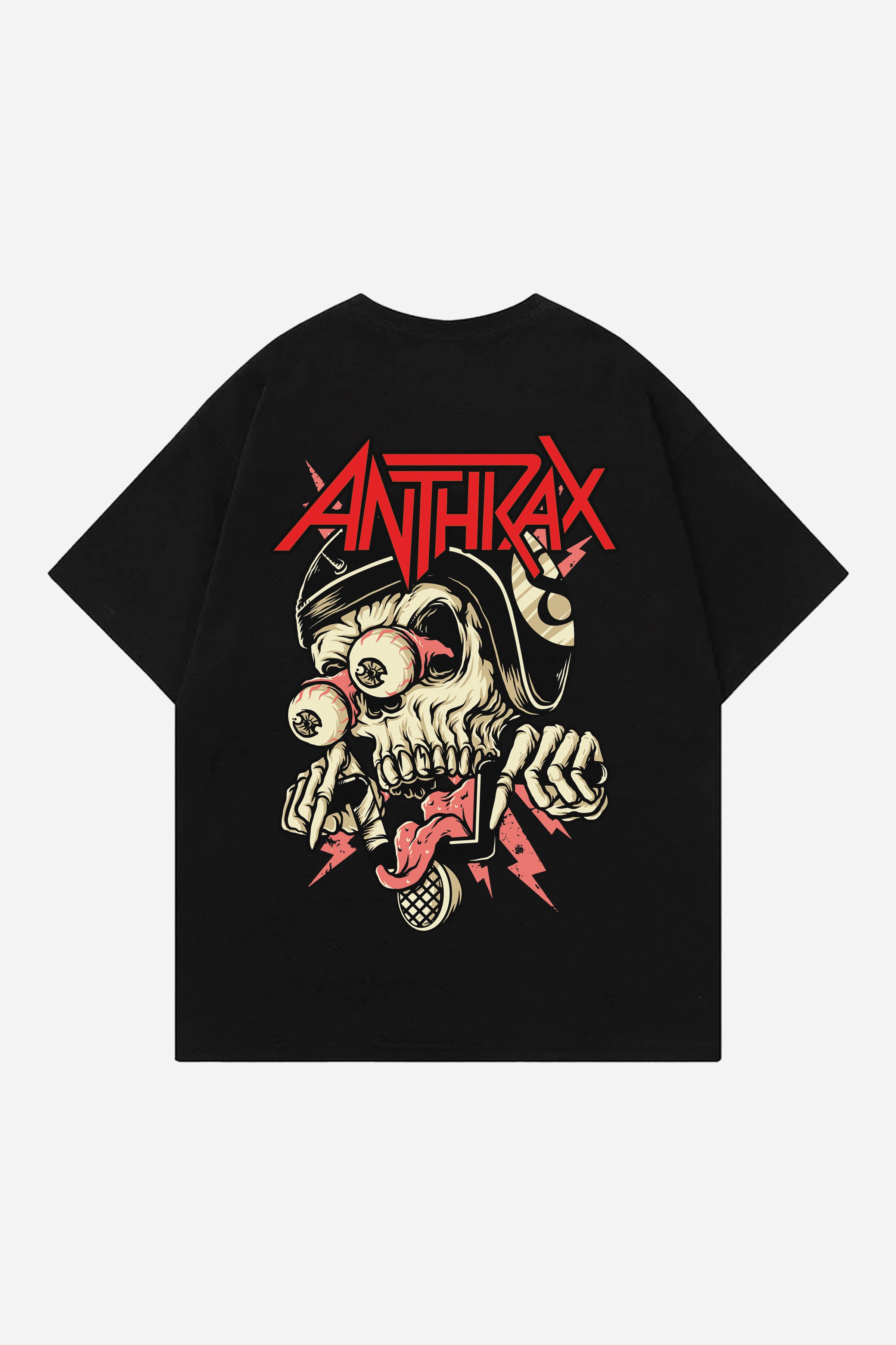 ANTHRAX DESIGNED OVERSIZED T-SHIRT