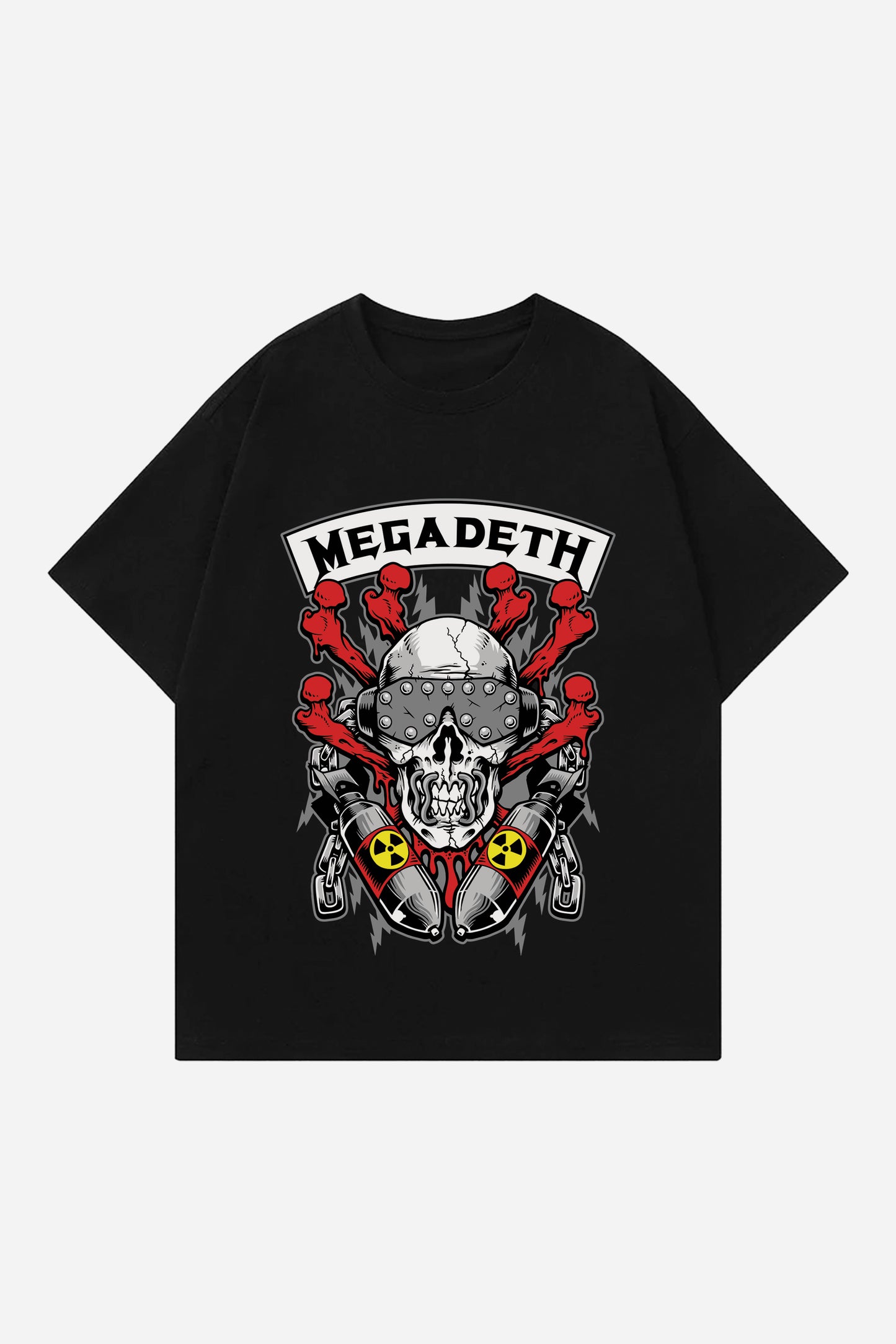 MEGADETH DESIGNED OVERSIZED T-SHIRT