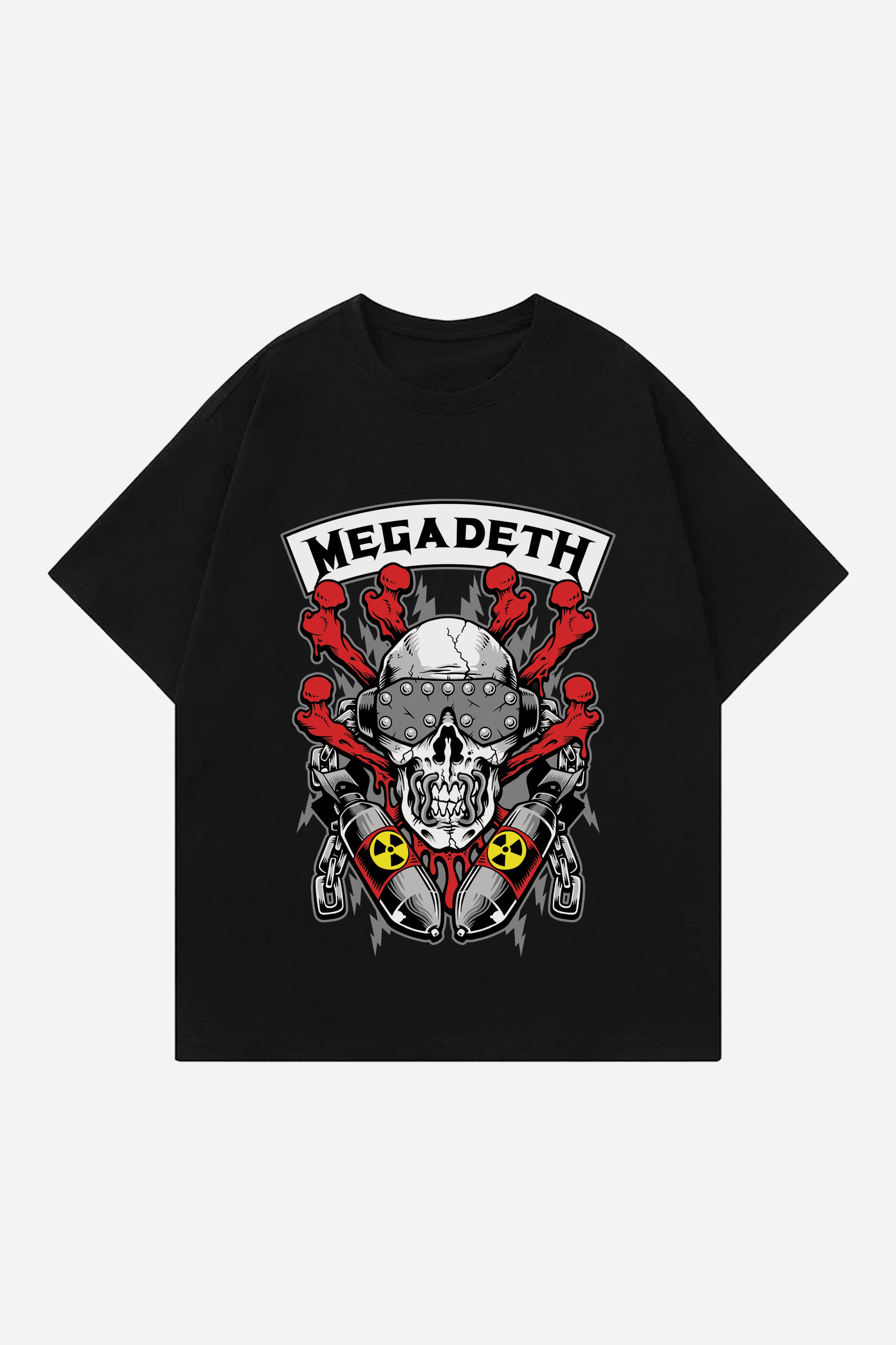 MEGADETH DESIGNED OVERSIZED T-SHIRT