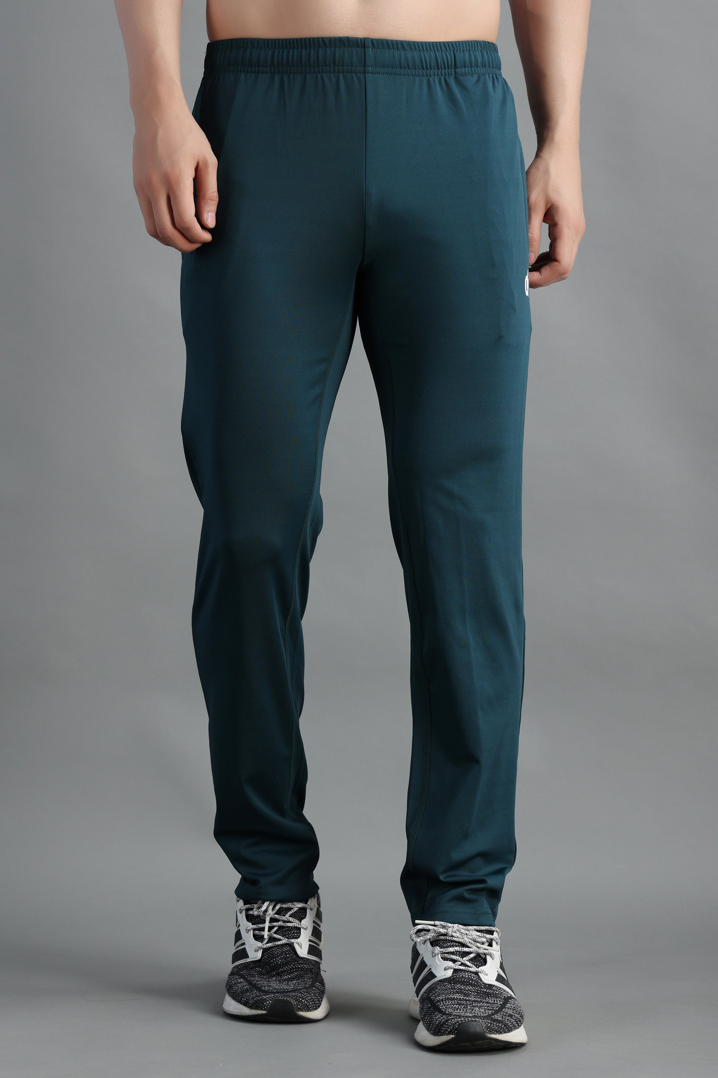 Dark Blue Highly Stretchable Joggers | Track Pants