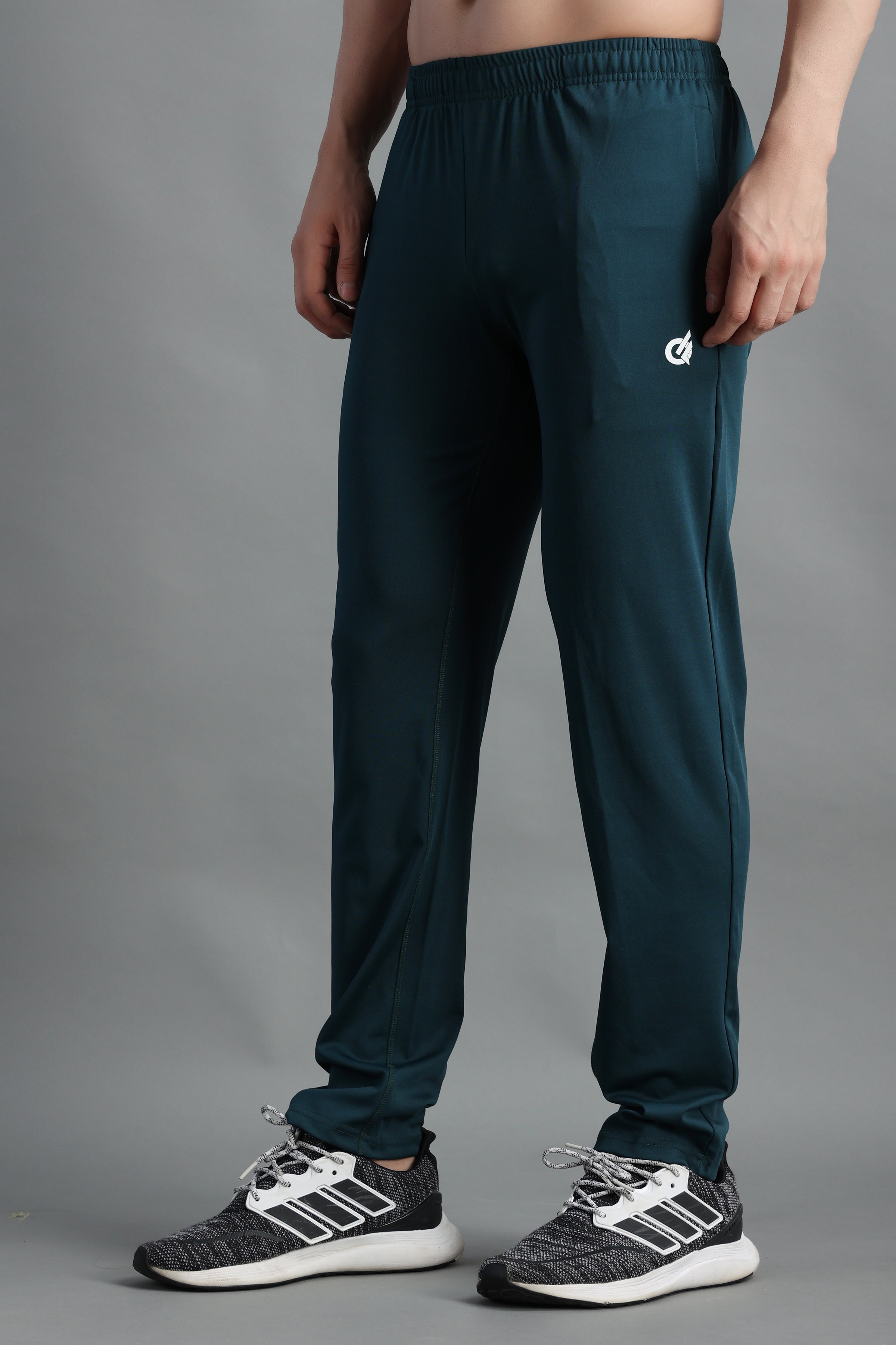 Dark Blue Highly Stretchable Joggers | Track Pants