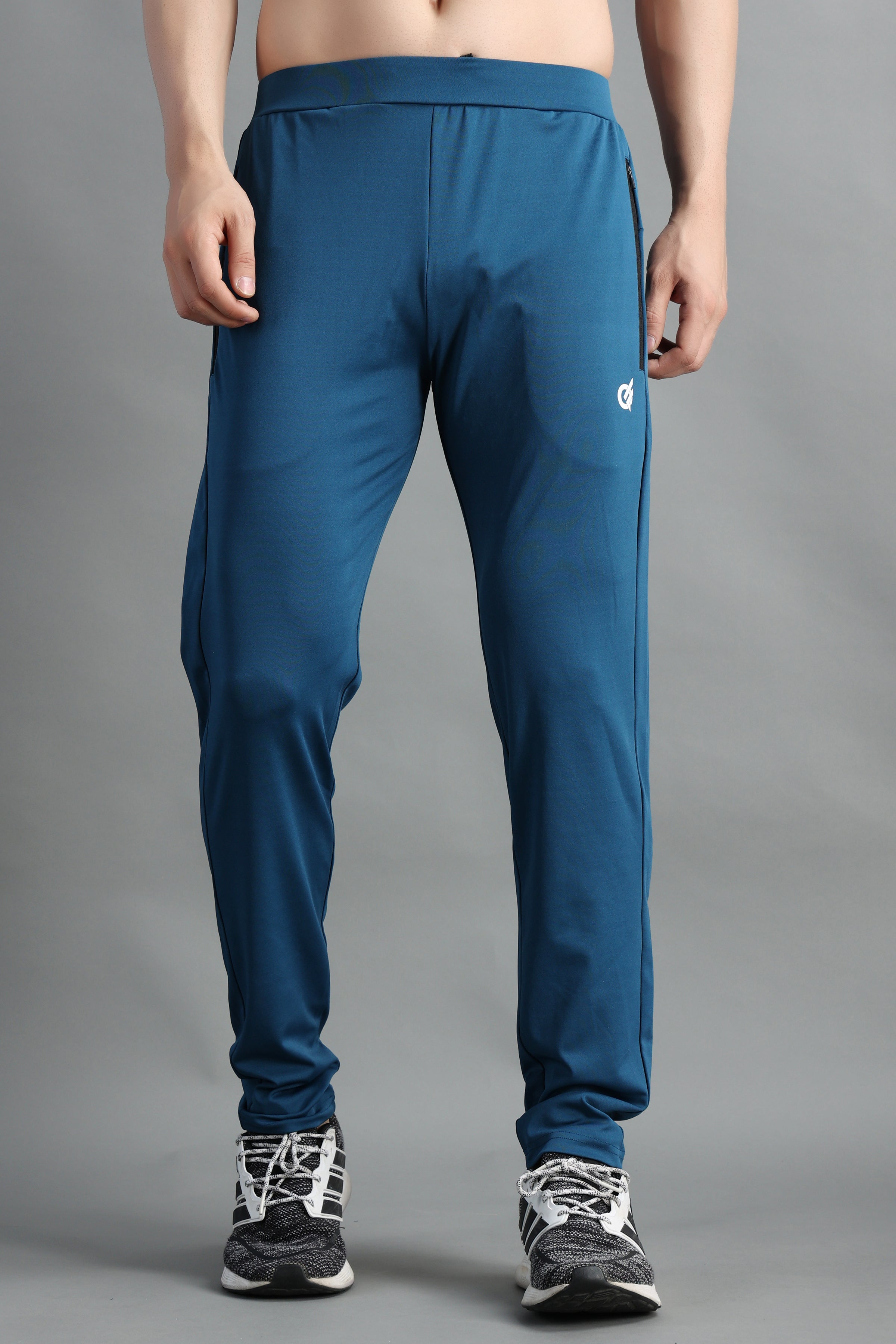 Sky Blue Highly Stretchable Joggers | Track Pants