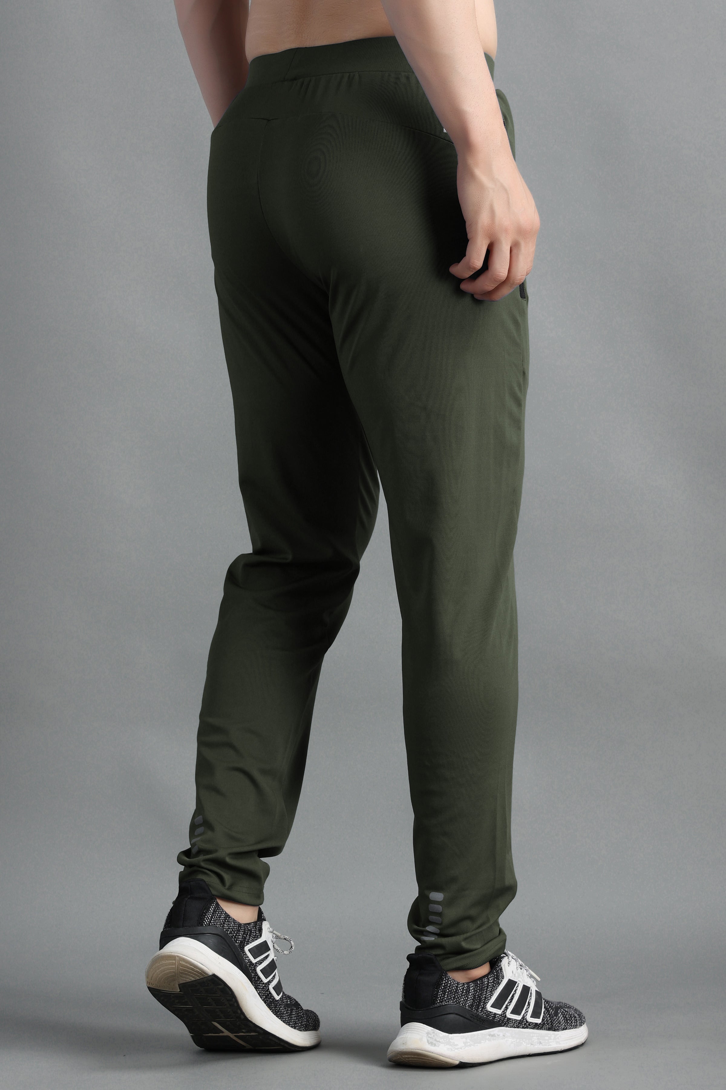 Olive Qurafit Highly Strechable Joggers | Track Pants