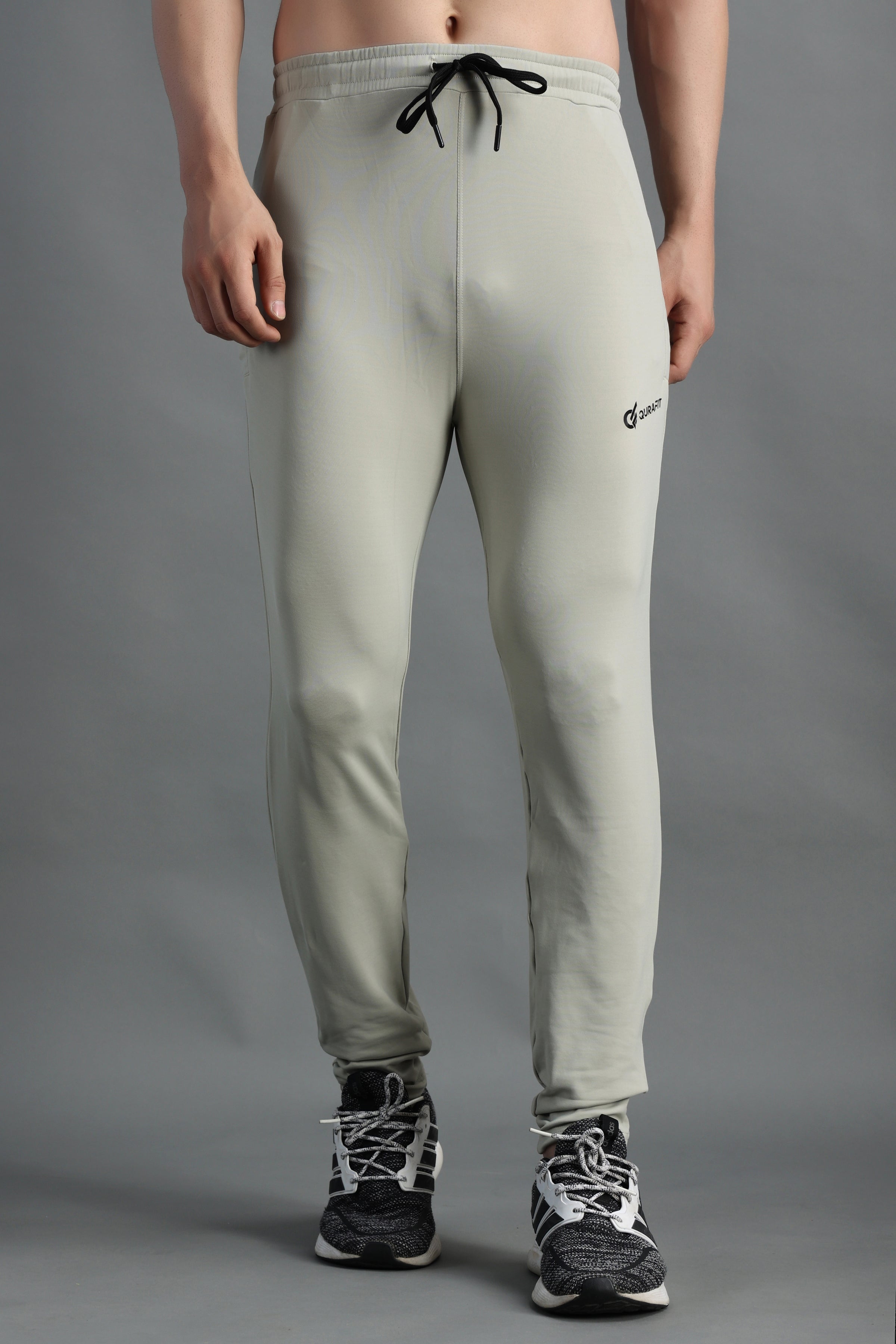 Citron Light Grey slim fit Highly Stretchable Joggers | Track Pants