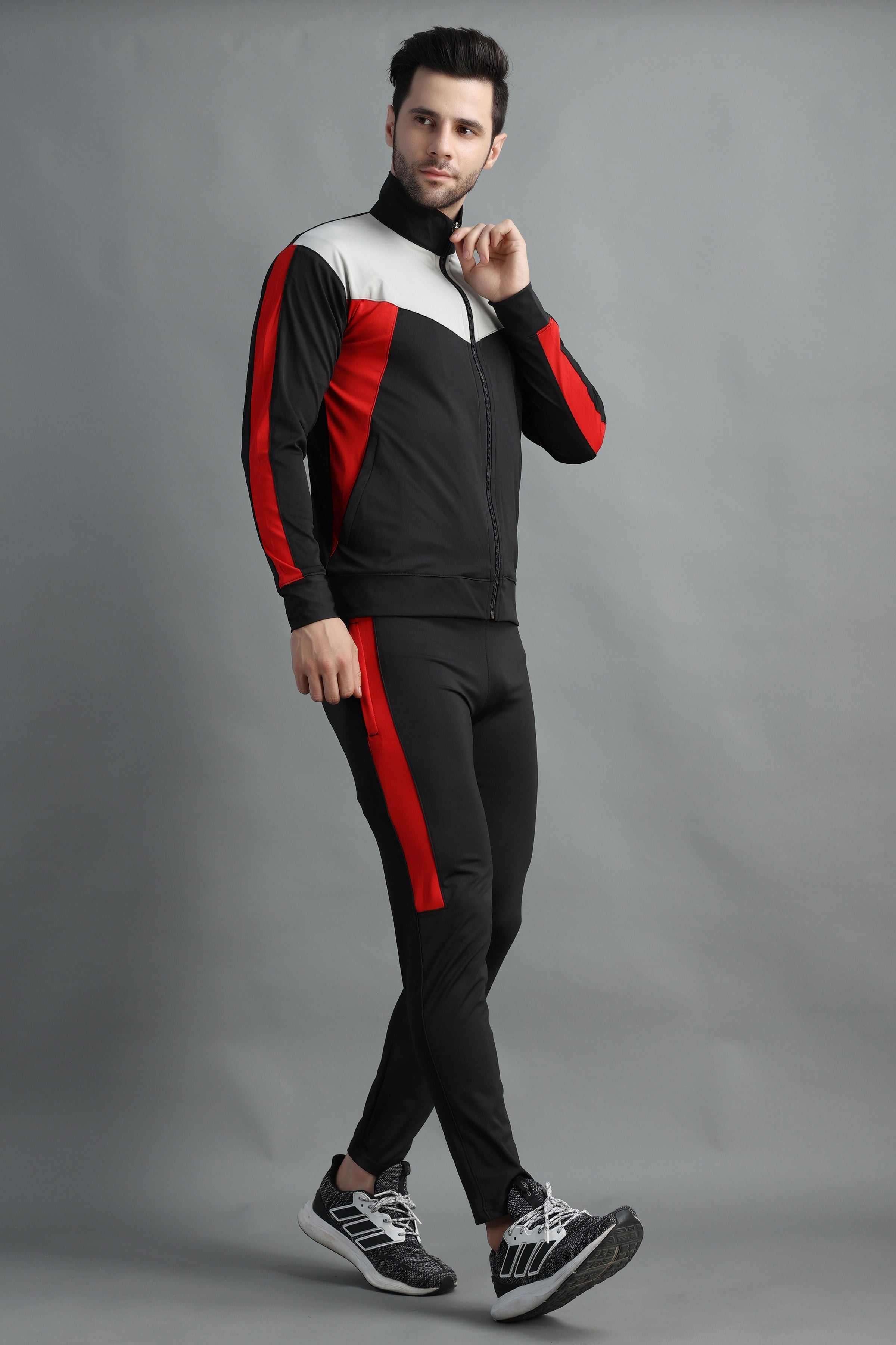 Mens Track Suit Athleisure Black