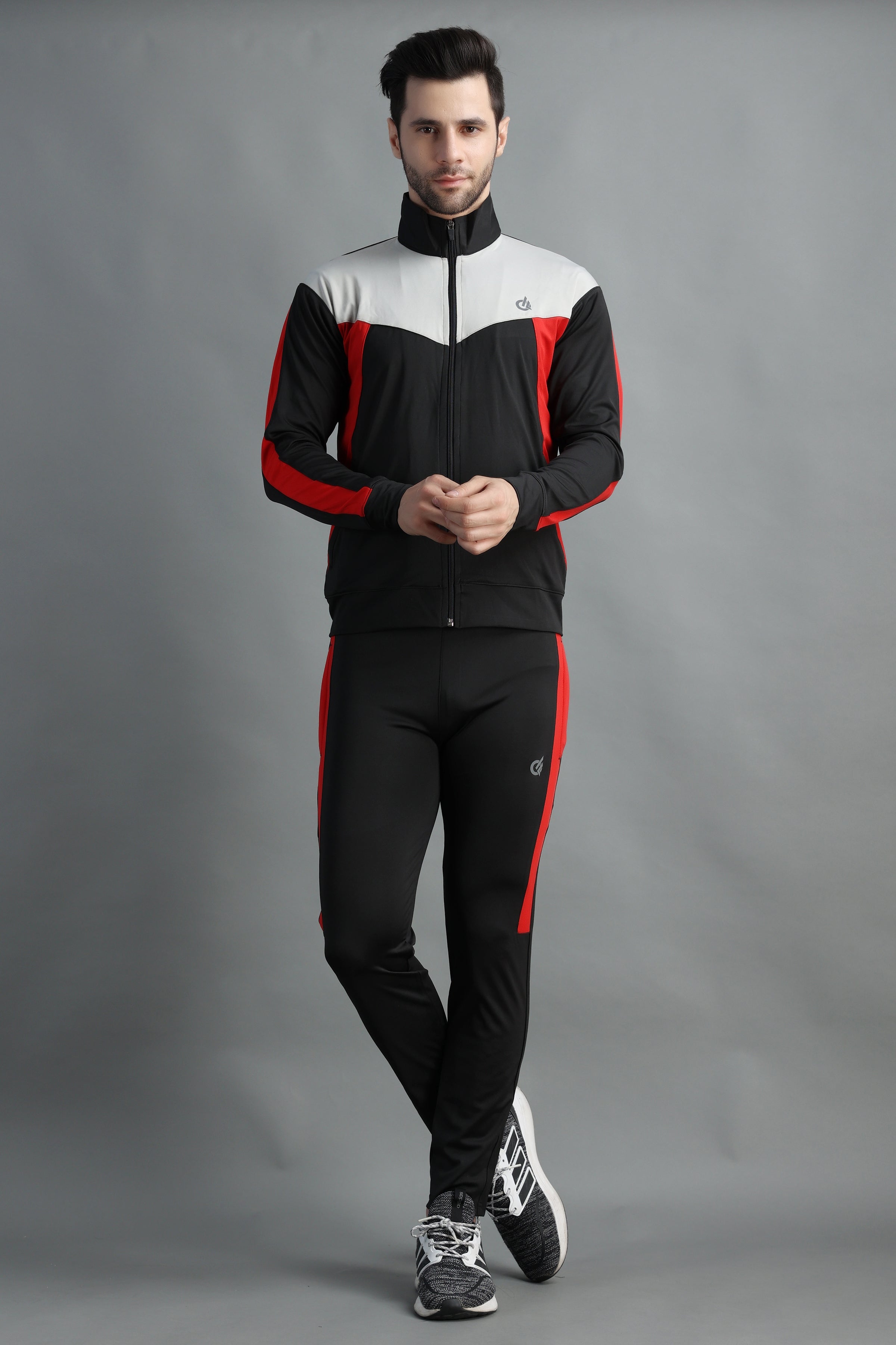 Mens Track Suit Athleisure Black