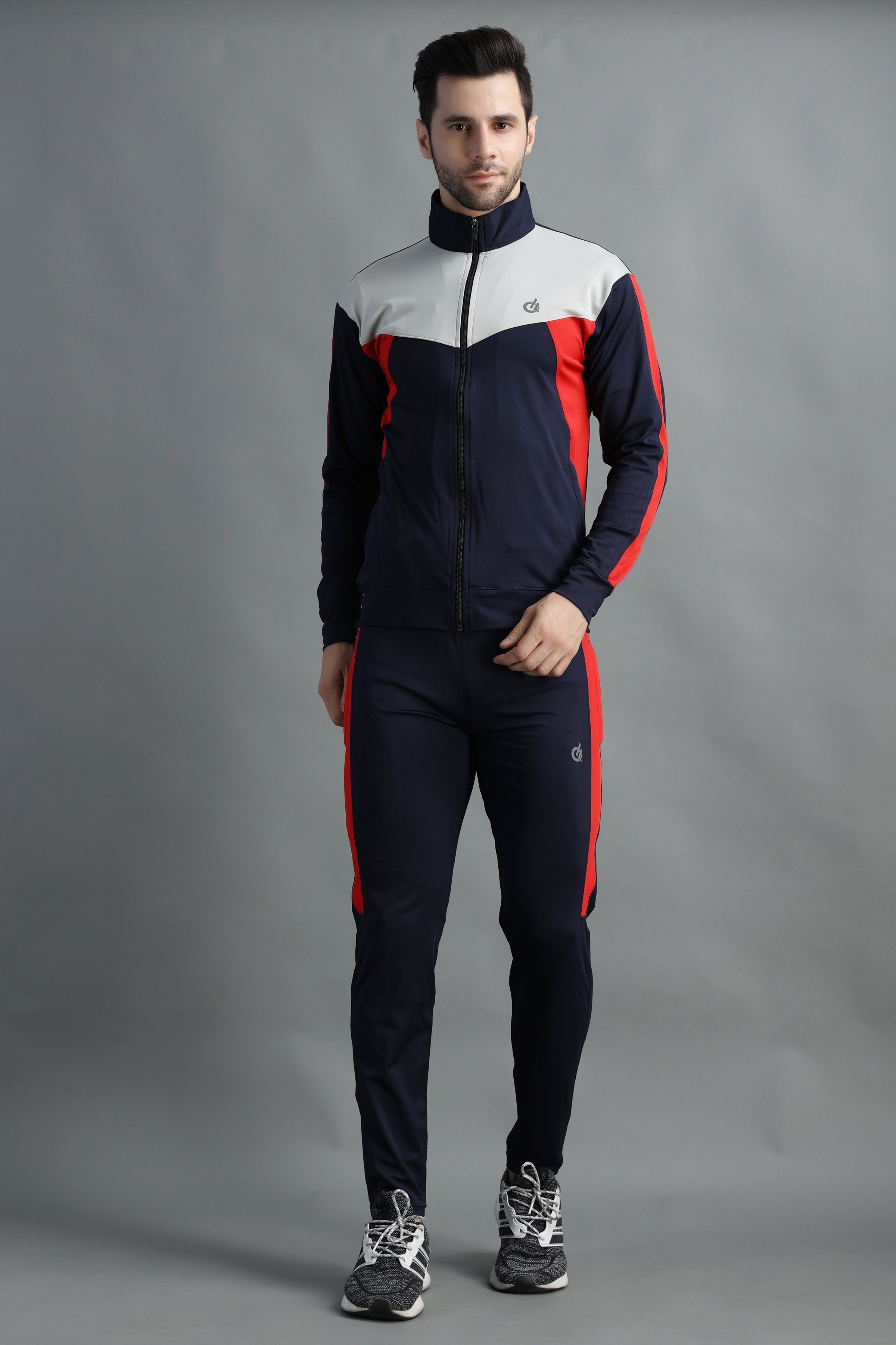 Mens Track Suit Athleisure Navy Blue