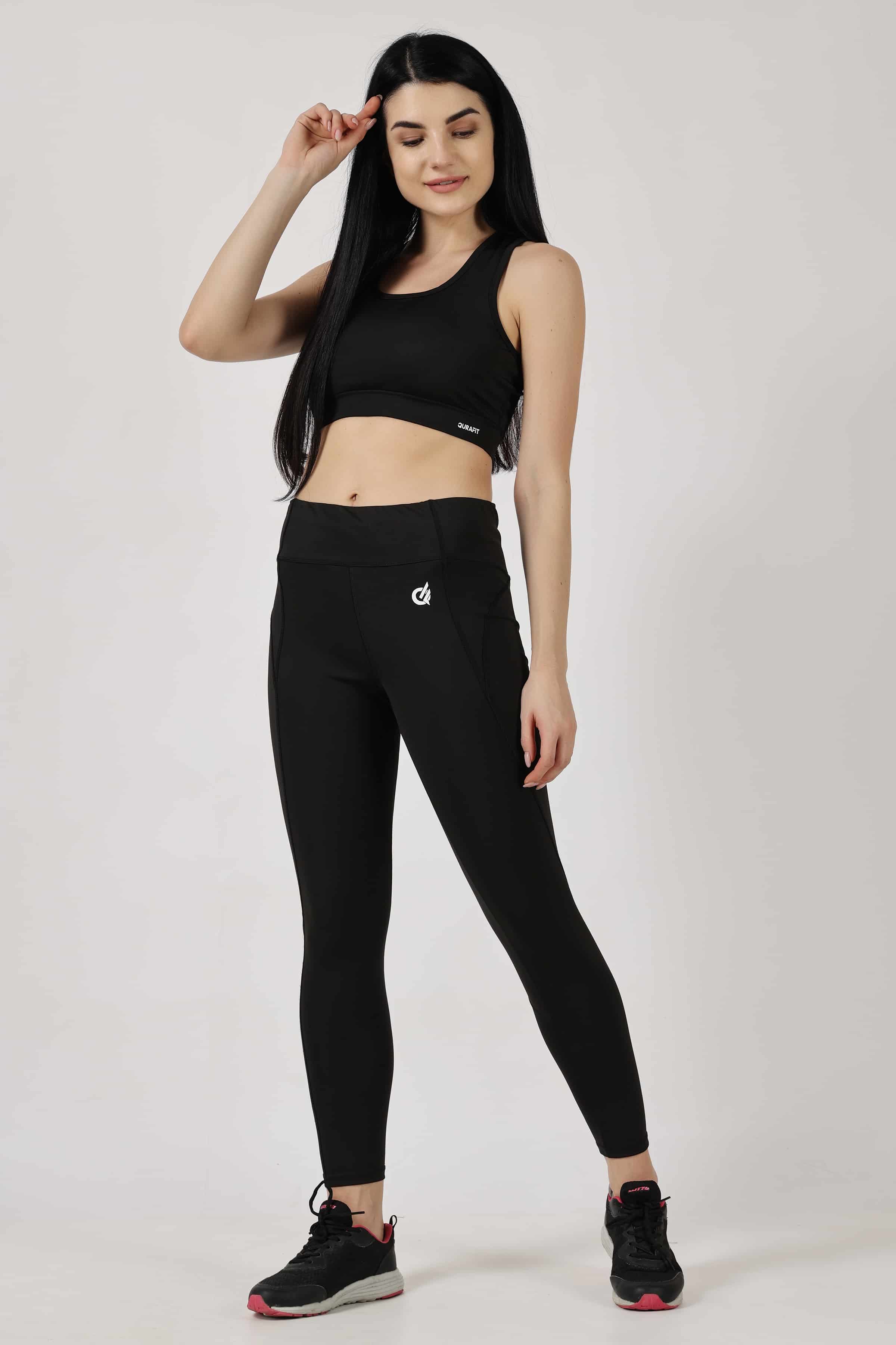 Black Highly Stretchable Legging | Tights