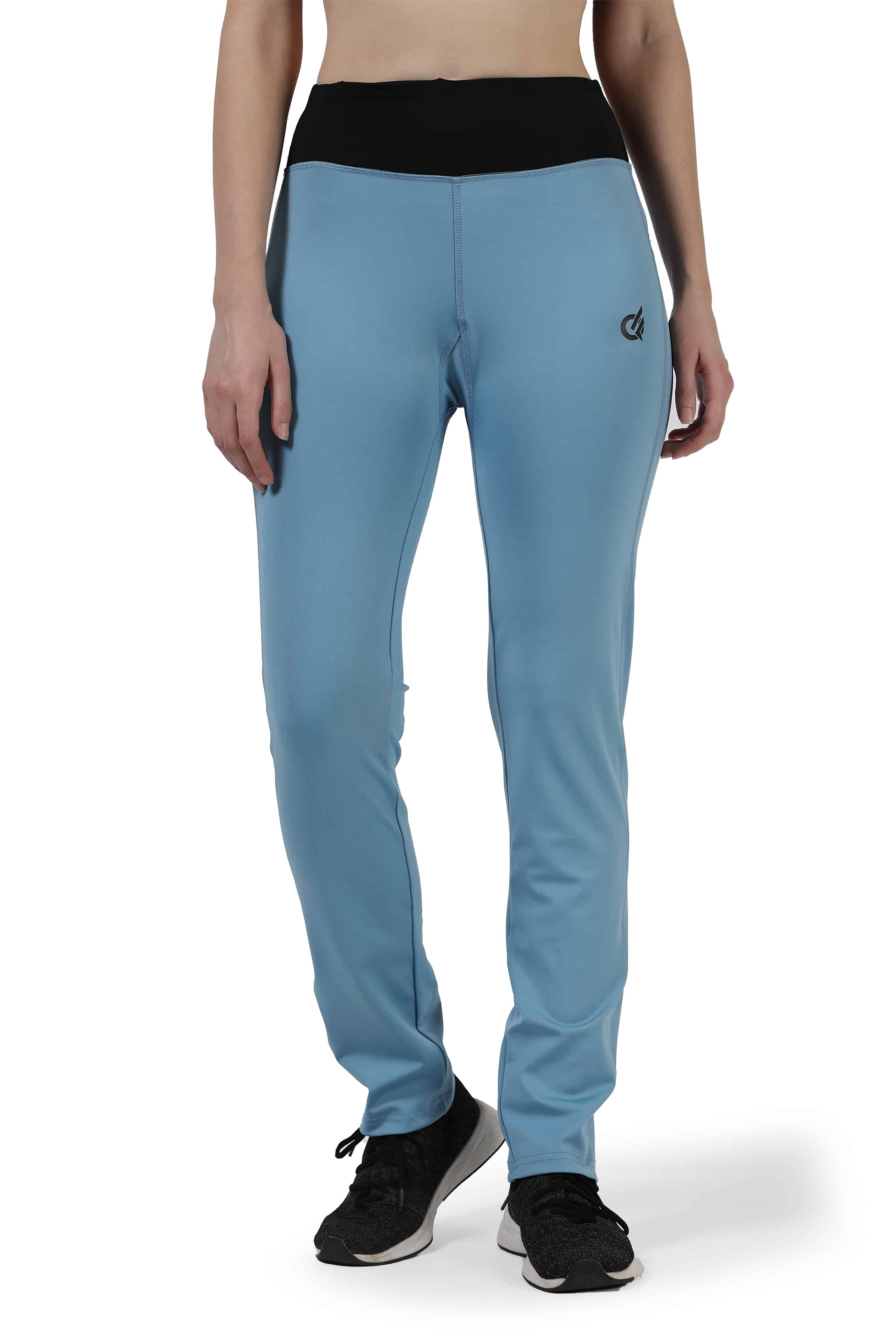 Ethereal Blue Highly Stretchable Straight Fit Legging