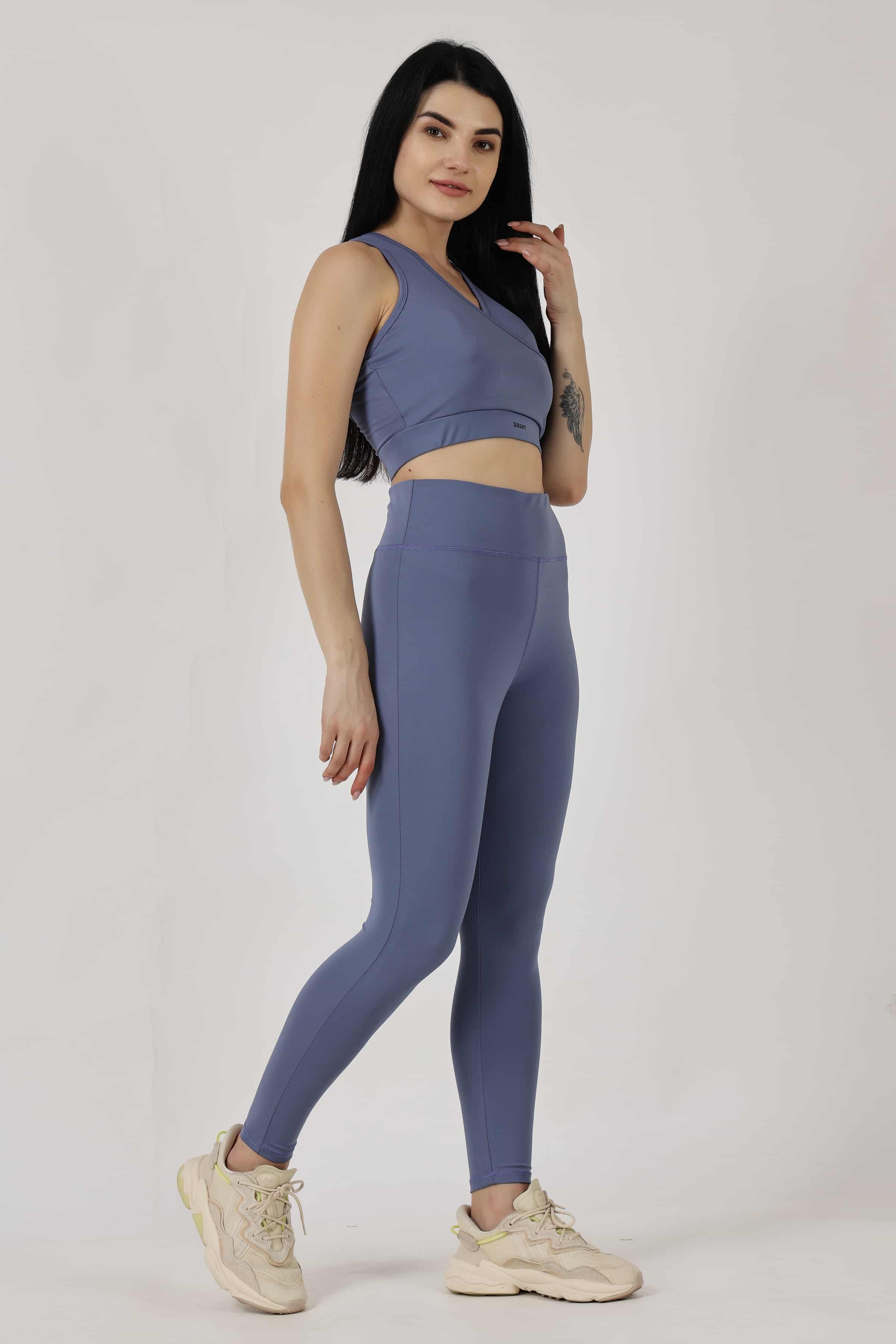 Lavender Highly Stretchable Leggings | Tights