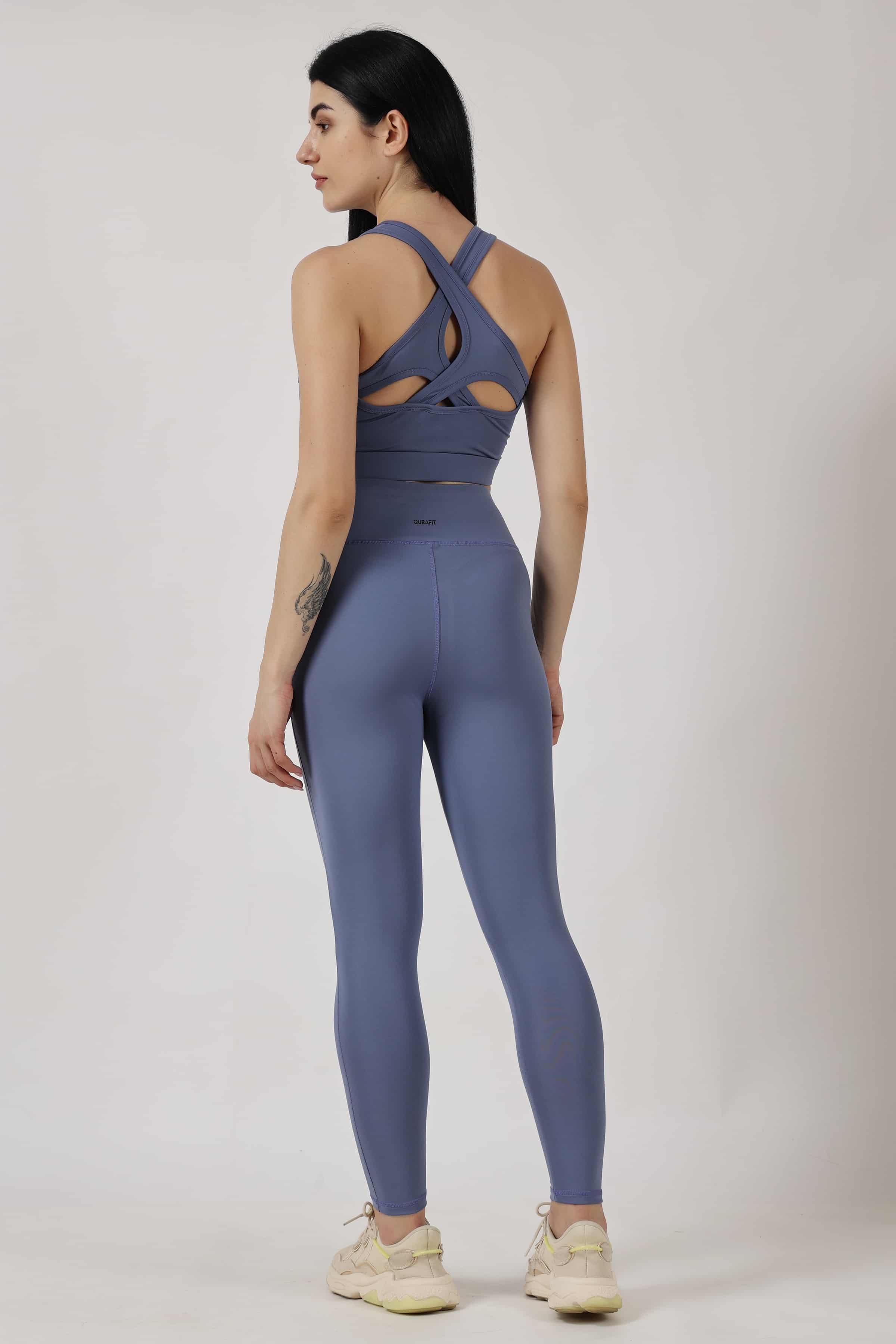 Lavender Highly Stretchable Leggings | Tights