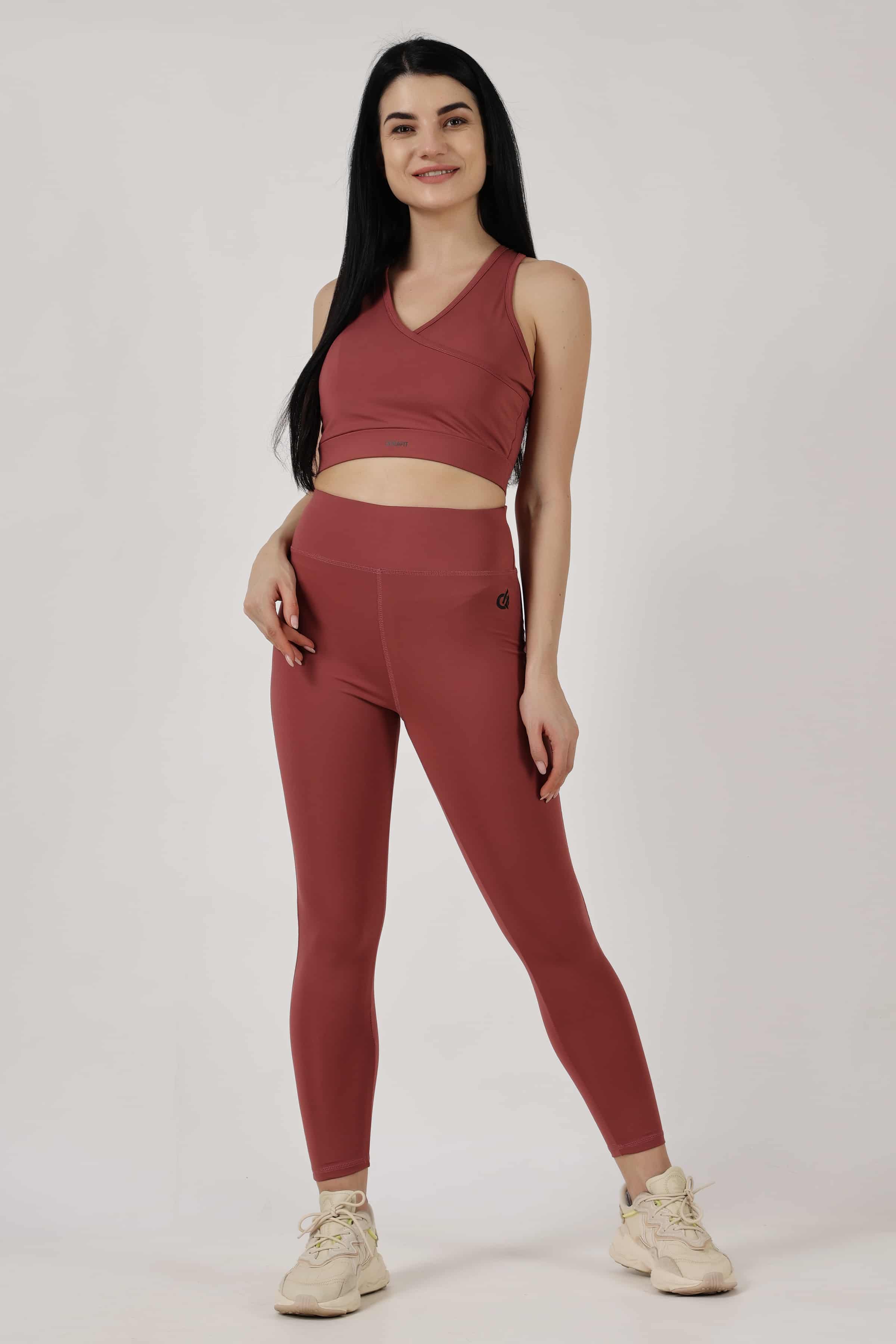 Rose Tan Highly Stretchable Leggings | Tights