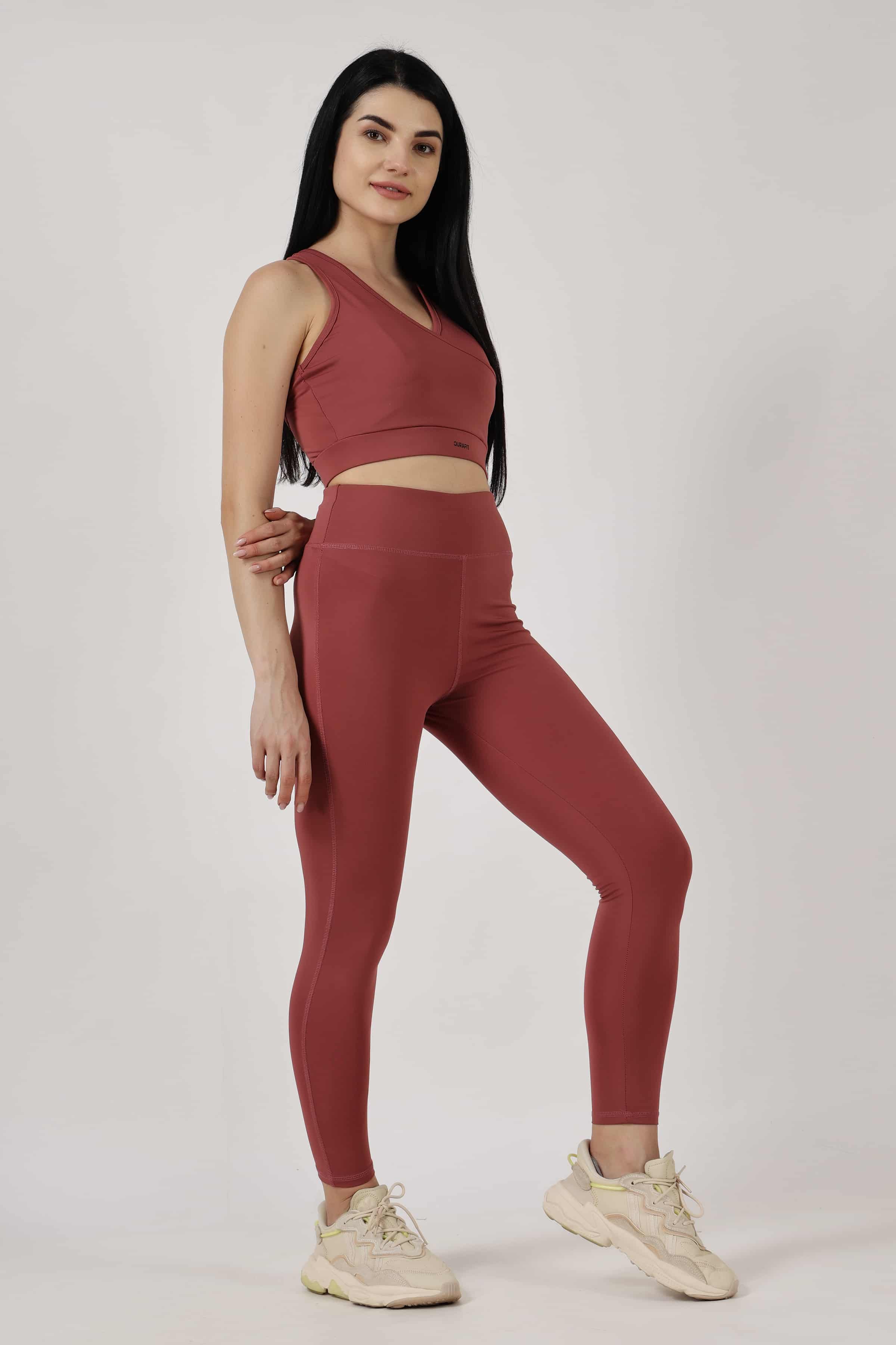 Rose Tan Highly Stretchable Leggings | Tights