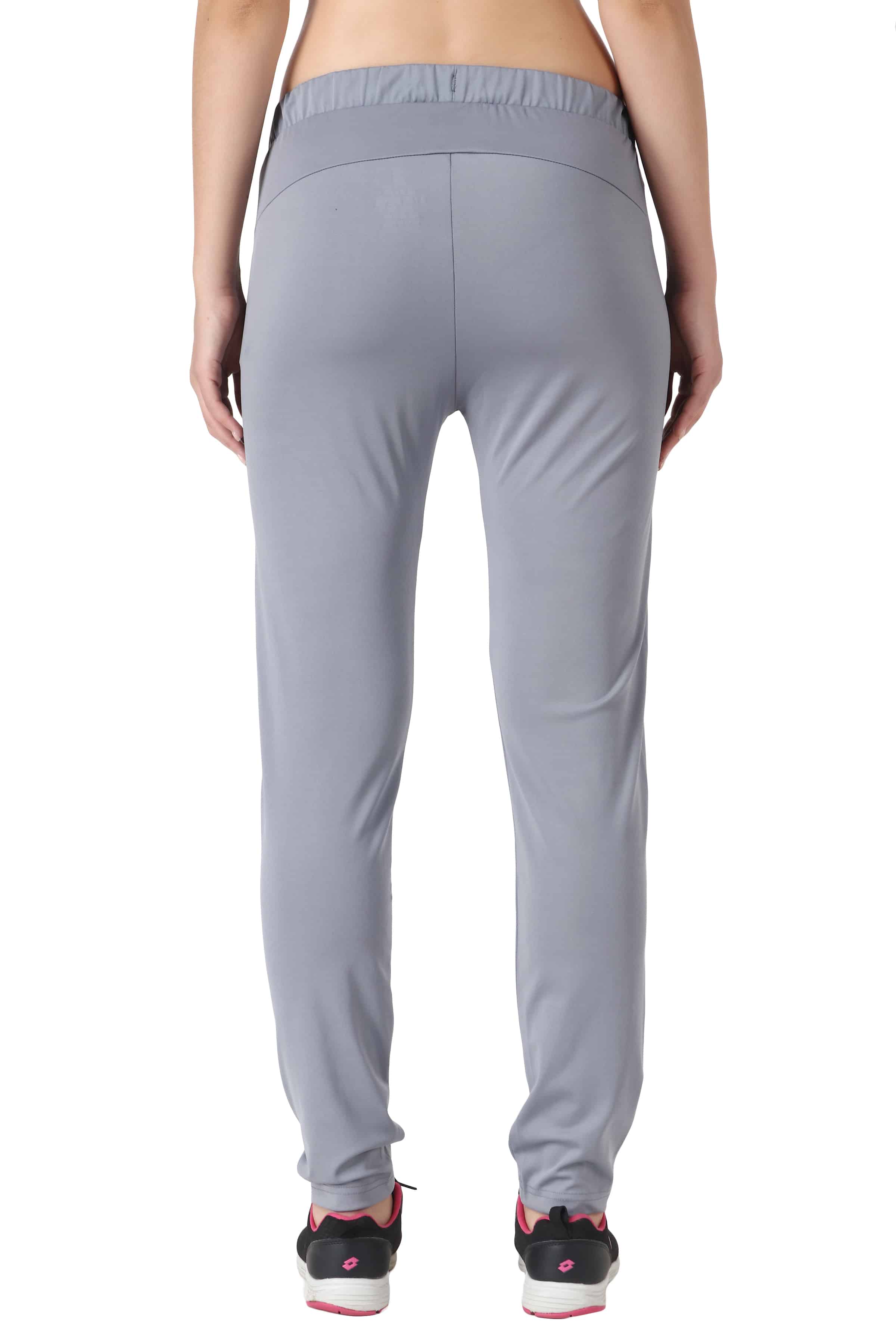 Cool Gray Qurafit Highly Stretchable Track Pants