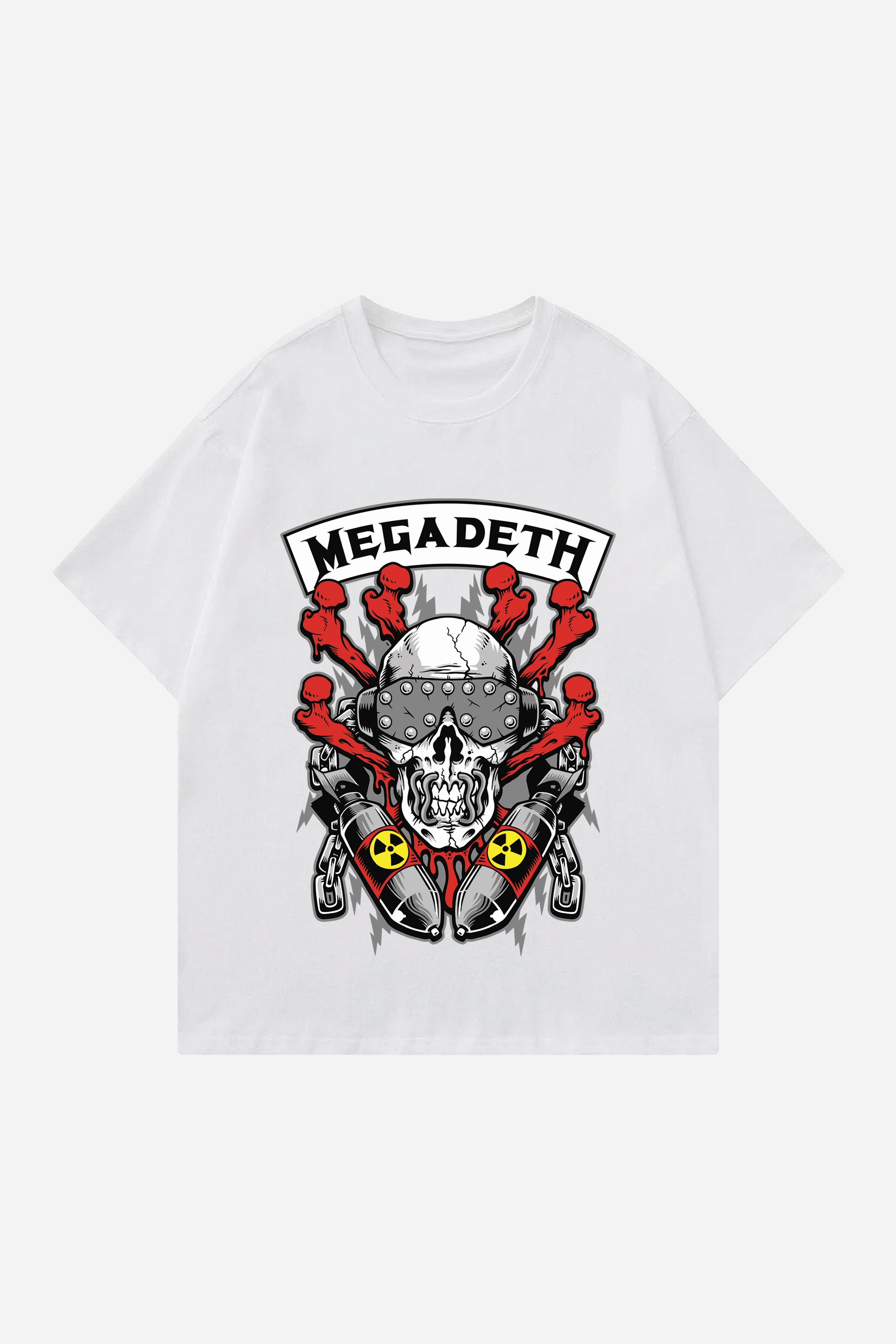 MEGADETH DESIGNED OVERSIZED T-SHIRT