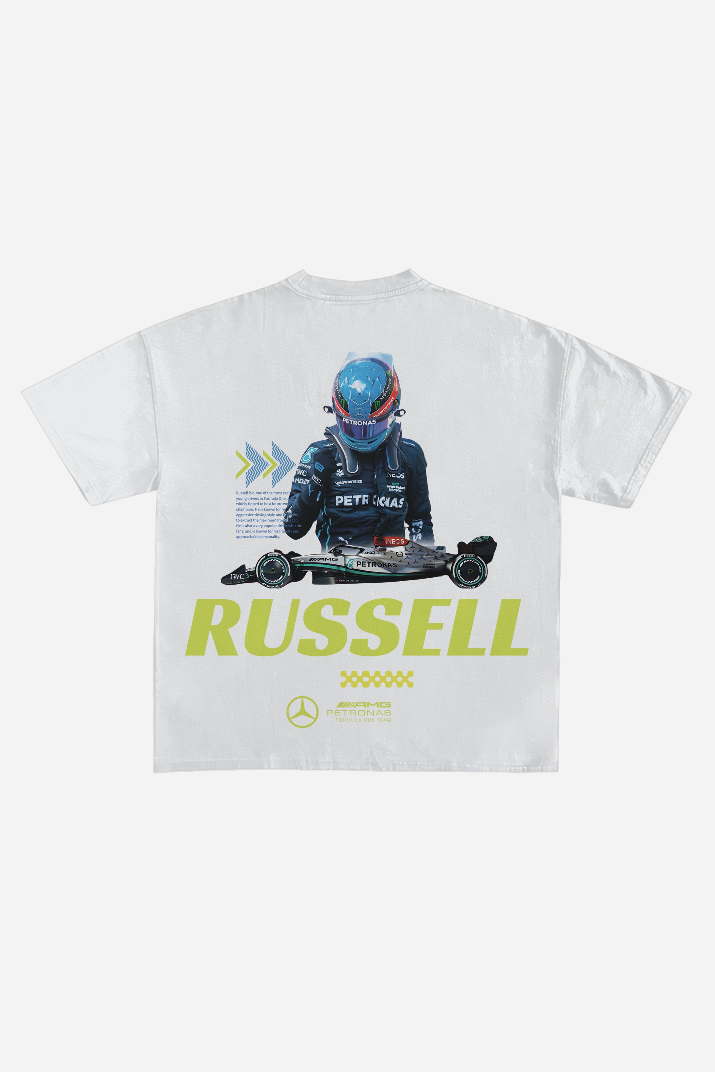 RUSSELL CARS DESIGNED OVERSIZED T-SHIRT